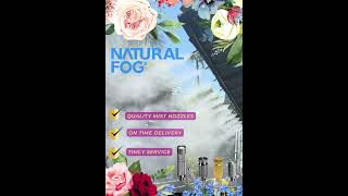 HighPressure Mist Nozzle Enhance Outdoor Cooling with Fine Fog for a Relaxing Atmosphere [upl. by Nitsuj]