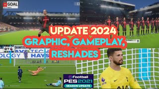 PES 2021 Ultimate Soccer  Brand new Gameplay Graphics amp Reshades 2024 [upl. by Einaffit]