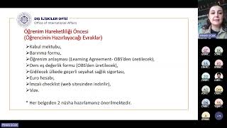 Erasmus Programı Öğrenim Hareketliliği Oryantasyon Toplantısı [upl. by Asabi]