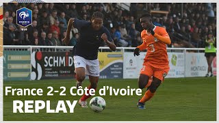 U16  France  Côte dIvoire 22 en replay [upl. by Rehpotsirhk554]