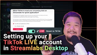 Setting up your TikTok LIVE account in Streamlabs Desktop [upl. by Jerrilyn]