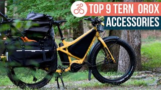 9 BEST Accessories for Tern Orox Adventure Cargo Bike [upl. by Htiel167]