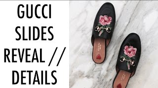 Gucci Princetown MulesSlides  Unboxing and Details [upl. by Zinck]