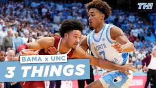 3 Things  UNC Trending In Wrong Direction Following Blowout Loss To Bama [upl. by Idona983]