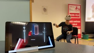 Tournoi en réalité virtuelle avec le jeu Beat Saber [upl. by Dragoon]