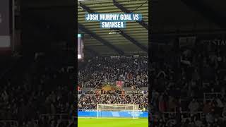 POMPEY FANS GO MENTAL CELEBRATING JOSH MURPHY GOAL VS SWANSEA portsmouthfc [upl. by Tremann]