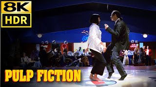 Pulp Fiction • Dance Scene • 8K HDR amp HQ Sound [upl. by Wilkens]