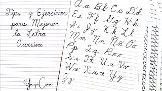 Ejercicios para mejorar la LETRA CURSIVA o Letra de Carta 📝  Aprende a mejorar tu letra [upl. by Lleroj334]