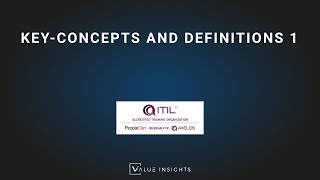 ITIL® 4 Foundation Exam Preparation Training  KeyConcepts and Definitions 1 eLearning [upl. by Anahpos]