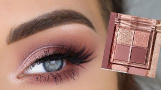 ColourPop SORBET Eyeshadow Quad  Pink amp Cool Toned Eye Makeup Tutorial [upl. by Colis971]