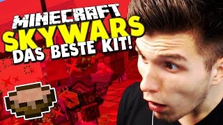 NEUES KIT quotMUSHROOMquot  DAS STÄRKSTE SKYWARS KIT ✪ Minecraft SKYWARS [upl. by Aiza]