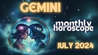 GEMINI ♊️ JULY 2024 HOROSCOPE 🔮 [upl. by Sherrer]