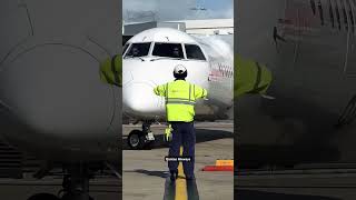 Qantas Airways  Marshaling  ytshorts airlines shortsfeed aviation qantas airport aircraft [upl. by Zinck]