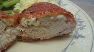 Chicken breasts stuffed with herbed mascarpone [upl. by Nebuer927]