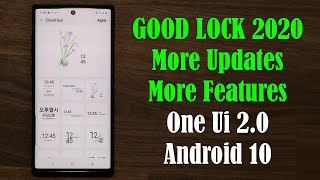 Good Lock 2020  More Updates Released Android 10 and One UI 20 [upl. by Claudette980]