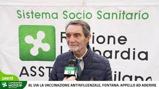 Al via la vaccinazione antinfluenzale Fontana appello ad aderire [upl. by Lertnahs]