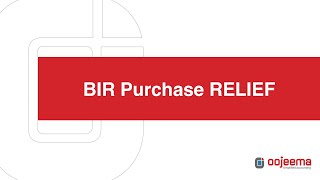 How to Generate BIR DAT File for Purchase RELIEF [upl. by Zapot]