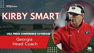 Kirby Smart blunt on Georgia offensive struggles after escaping Kentucky Were not playing [upl. by Shelia]