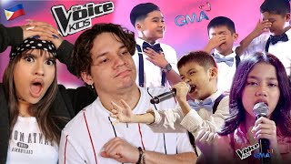 These Filipino KIDS are INSANE SINGERS Latinos react to The voice KIDS Philippines BATTLE ROUNDS [upl. by Sarene646]