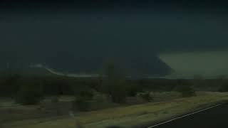 MONSTER Tornado Producing Supercell Near Fort Stockton TX May 1st 2022 [upl. by Yrallam]