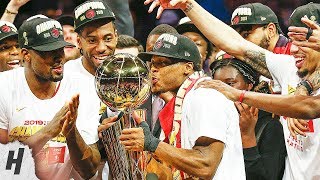 Toronto Raptors Full Trophy Presentation with Interviews  June 13 2019 NBA Finals [upl. by Sotsirhc]