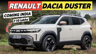 New Renault Dacia DUSTER 4×4 Coming in india at ₹10 Lakh 🔥  4×4 Renault DUSTER 2024 launch date [upl. by Sucramat]