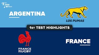 HIGHLIGHTS  ARGENTINA v FRANCE  July Internationals 2024  First Test [upl. by Abbye35]