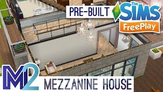 Sims FreePlay  Mezzanine House Template Early Access Preview [upl. by Aenal432]