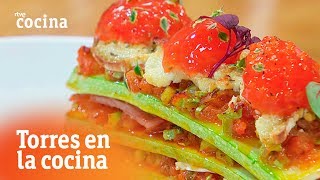 Milhojas de calabacín  Torres en la Cocina  RTVE Cocina [upl. by Jones]