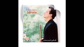 F Poulenc SONATE flute Emmanuel Pahud [upl. by Aerdnaeel]