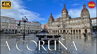 🇪🇸4K A CORUÑA Tour Discover this vibrant quotcrystal cityquot in Galicia where ZARA was born spain [upl. by Hewett]