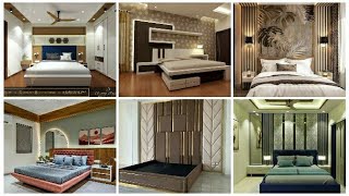 Top 35 Modern Bed back wall designmodern bedroom design ideasBed back wall interior design [upl. by Oiril900]