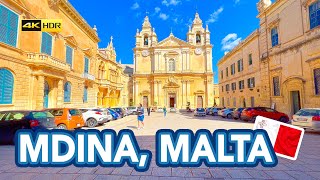 MALTA  A walk through Mdina Malta The Silent City [upl. by Peh415]