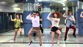 PSY  Gangnam Style MV BTS With Hyuna [upl. by Oicam]