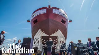 Sir David Attenborough launches ship public wanted to call Boaty McBoatface [upl. by Nakada]