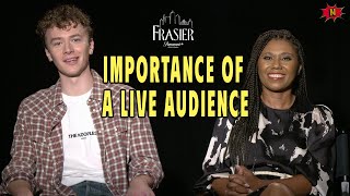 Frasier Stars Toks Olagundoye amp Anders Keith Reveal Favorite Set Piece amp Audience Magic [upl. by Ahon]