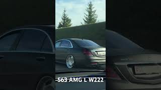 S63 AMG L W222 Sound autoliebhaber automobile tuning cartok mercedes bagged s63amg static [upl. by Aicilf]