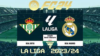 FC 24 Real Betis vs Real Madrid  La Liga 202324  PS5 Full Match [upl. by Anihsat]