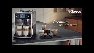 Premium Kaffeevollautomat Saeco Xelsis 15 Kaffeespezialitäten maßgeschneidert auf Ihren Geschmack [upl. by Ellerd]