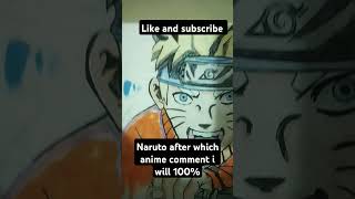 Naruto drawing naruto kurama anime narutouzumaki animeclips animeedit youtubeshorts [upl. by Crist634]