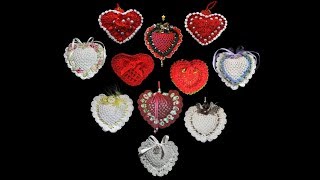 Herzen HÄKELN Heart CROCHET [upl. by Jolyn]