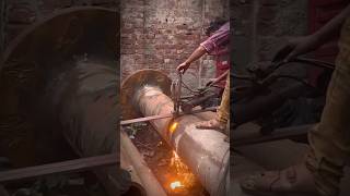 Cutting of Propeller Shaft shorts ironman blacksmith cruiseship [upl. by Adelle]