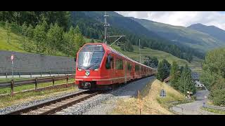 Rhatische Bahn Abe 416 Capricornin bassa Engadina Svizzera Parte 1 [upl. by Lynch]