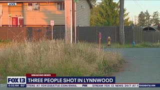 Three people shot in Lynnwood [upl. by Karolina]