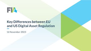 Key Differences between EU and US Digital Asset Regulation [upl. by Waxman86]