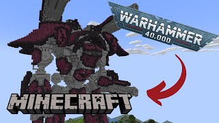 Warlord Titan Timelapse in Minecraft [upl. by Ennoid]