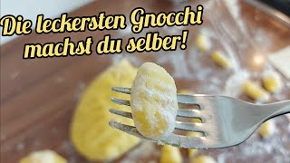 Italienische KartoffelGnocchi selbermachen Rezept mit Salbeibutter  italian gnocchi easy recipe [upl. by Kare46]