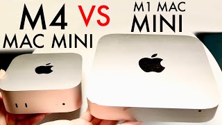 M4 Mac Mini Vs M1 Mac Mini Comparison Review [upl. by Eeneg]