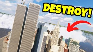 Realistic Tsunami vs New YORK  Teardown Gameplay [upl. by Atiuqad]