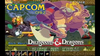 CPS2Dungeons amp Dragons Shadow over Mystara Dwarf Hardest no death playthrough [upl. by Ahsas]